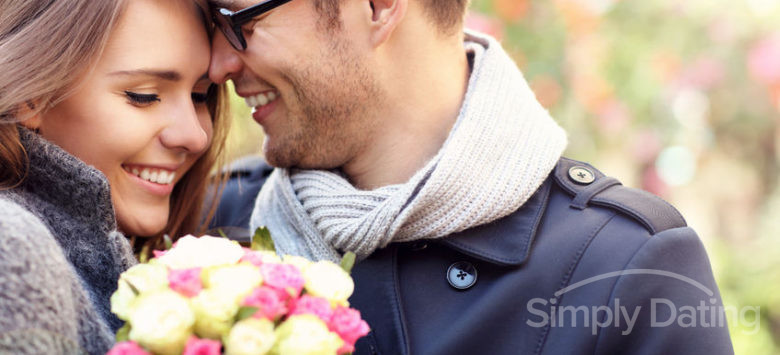 Man shows her love for her woman with flowers