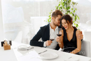 Couple on a date