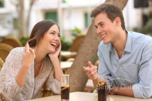 A couple on a date